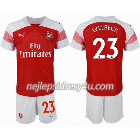 Fotbalový Dres Arsenal WELBECK 23 Dětské Domácí 2018/19
